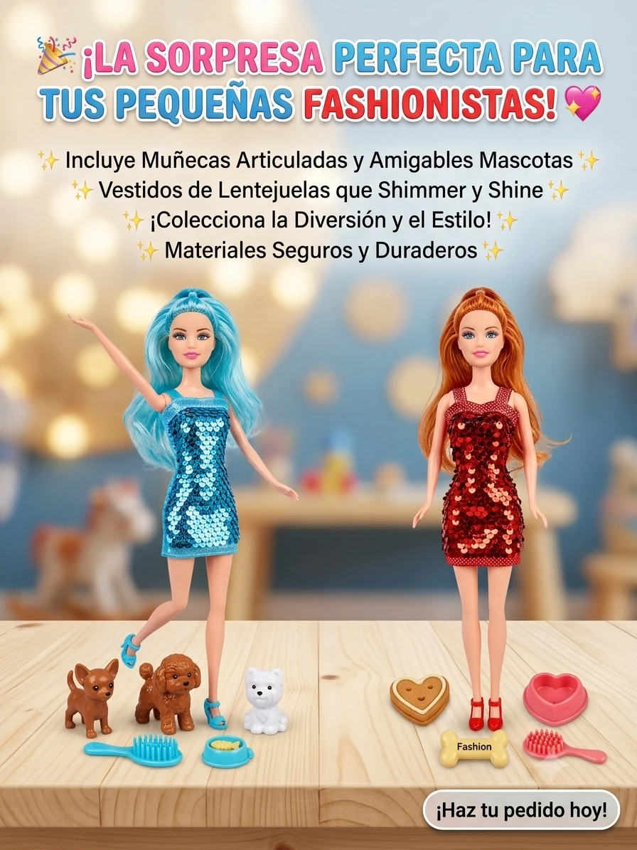 BARBIE VESTIDO LENTEJUELAS CON ACCESORIOS's foto | PlayMe |  BizneCubano